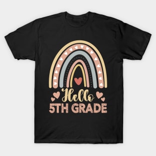 Hello 5th Grade Cute Fifth Grade Teacher T-Shirt